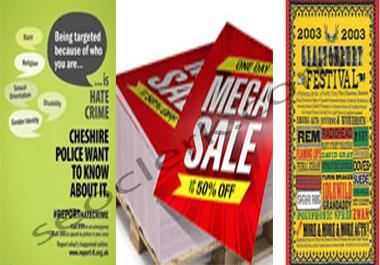 I'll Design Creative Poster And Flyer Within 24 Hours