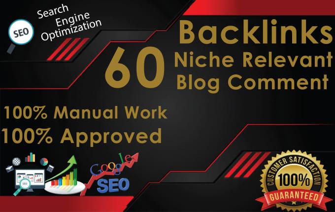 Do 60 Niche Relevant Blog Comment