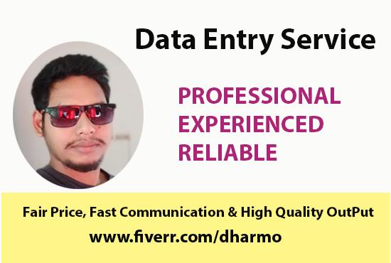 Virtual Assistant for Data Entry and other similar ta...