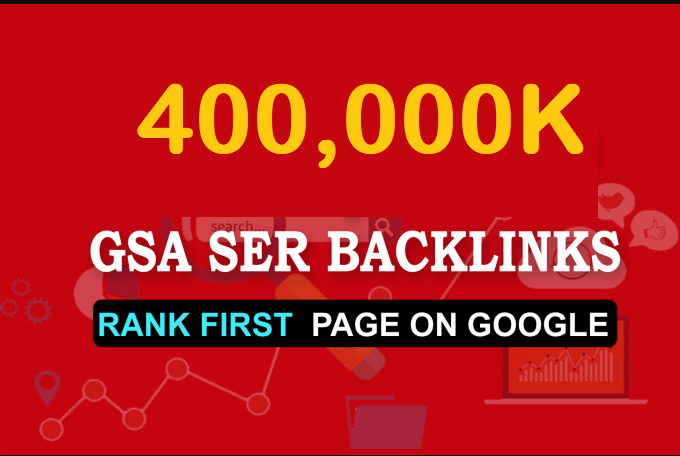 400k High Quality GSA Ser Backlink For Your Site Rank...