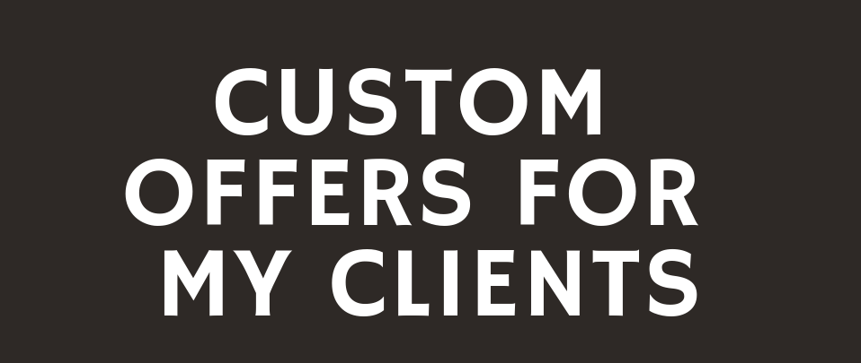 Providing Custom Offers For My Great Clients on SEOCl...