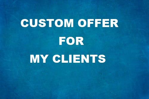 My Custom Offers For My Great Clients on SEOClerk