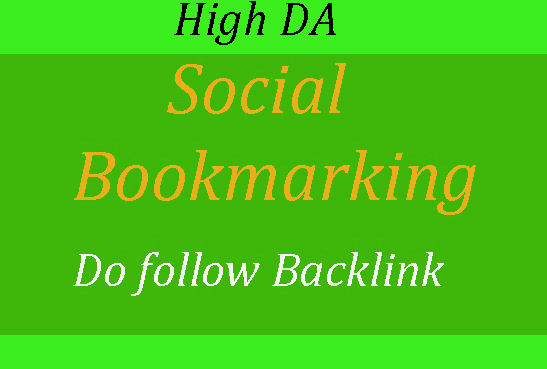 High Quality 100 Social Bookmaking submission Do foll...