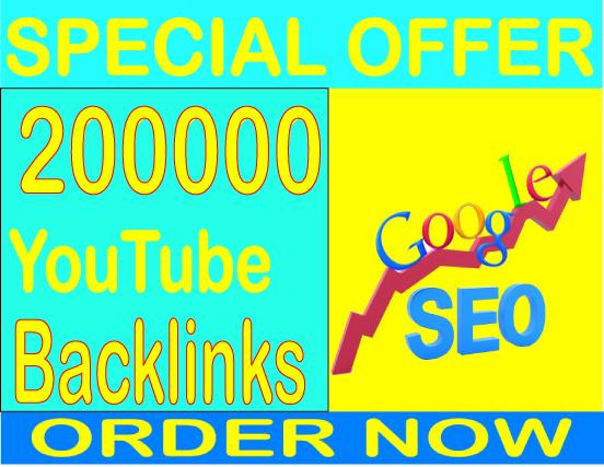 Super Powerful SEO- 200,000 YouTube Backlinks and Emb...