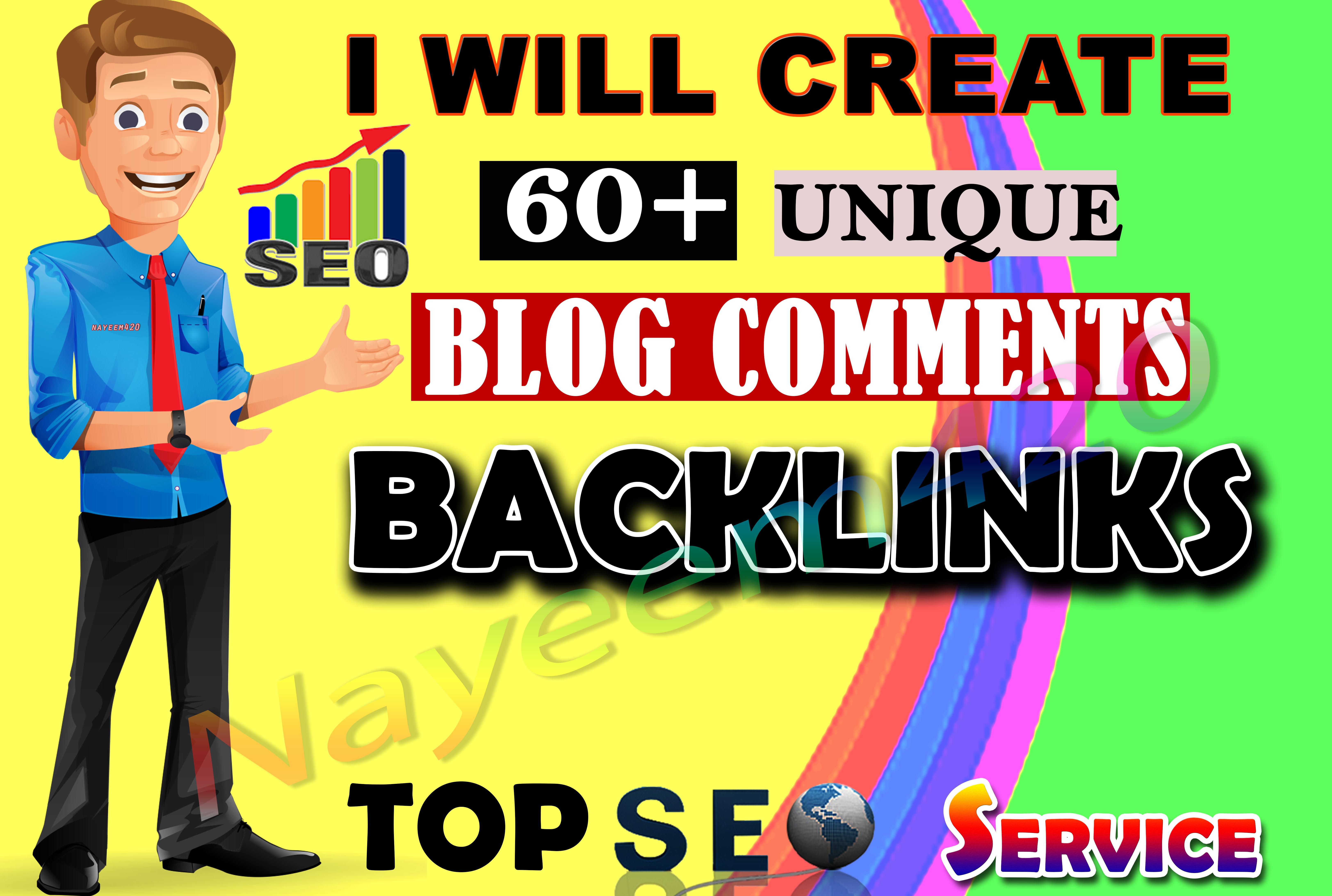 Do 60 blog comments backlinks