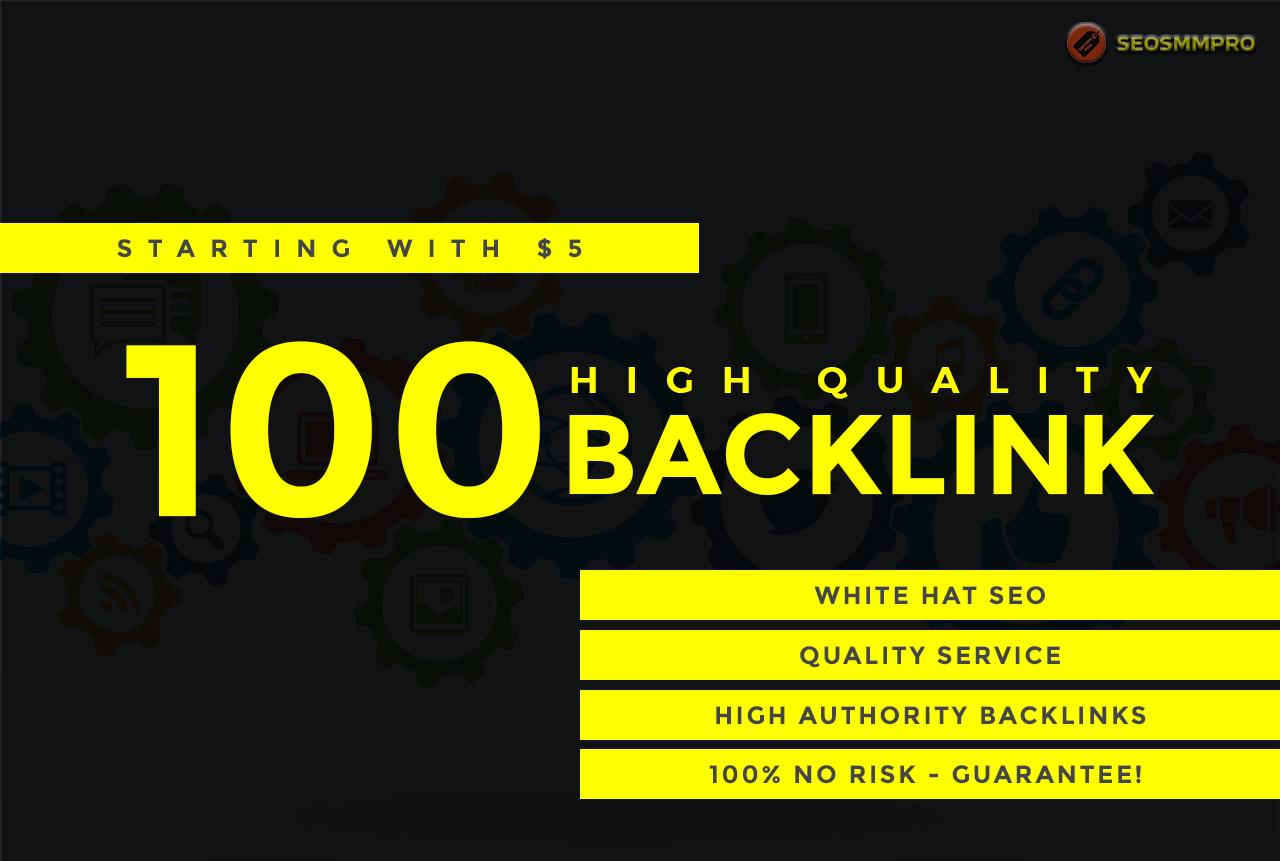 Make 100 High Authority Backlinks For Your Website