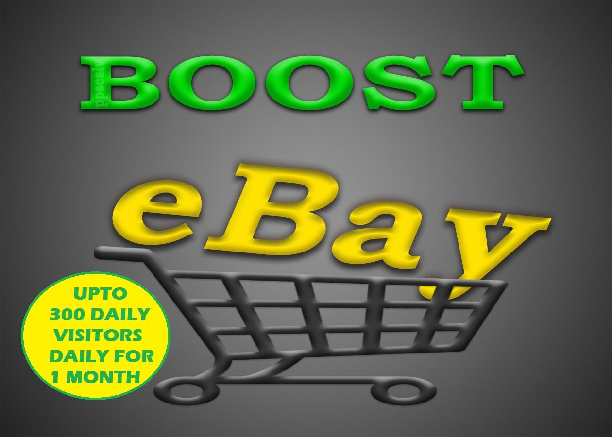 Boost Your eBay Store with Upto 300 Visitors Daily