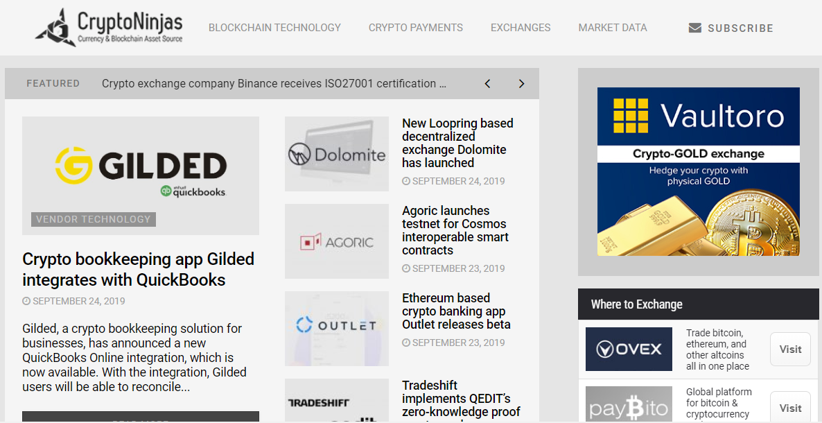 Premium Guest post for you at Crypto Ninjas Site DA 5...