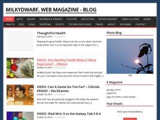 MilkyDwarf, Web Magazine - Blog.