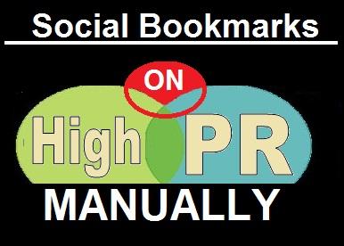 MANUALLY Bookmark your SITE in TOP 20 PR8 to PR4 Soci...