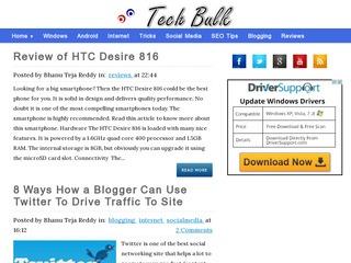 Tech Bulk is all about latest technology.