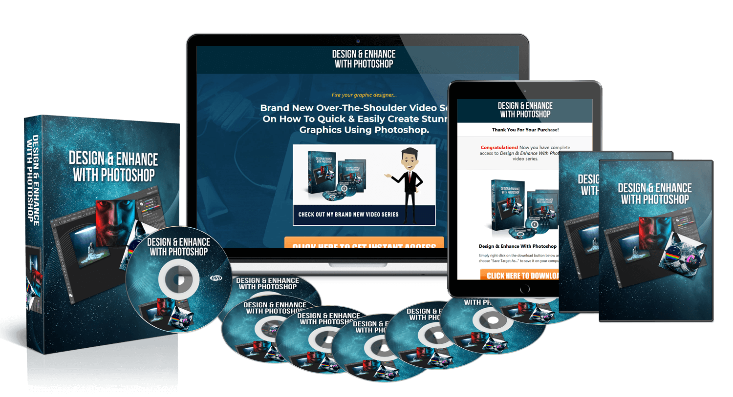 DESIGN and ENHANCE WITH PHOTOSHOP PLR