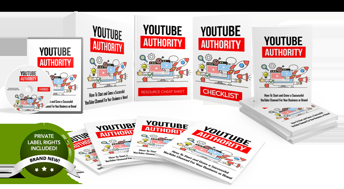 Complete YouTube Authority PLR Product Pack