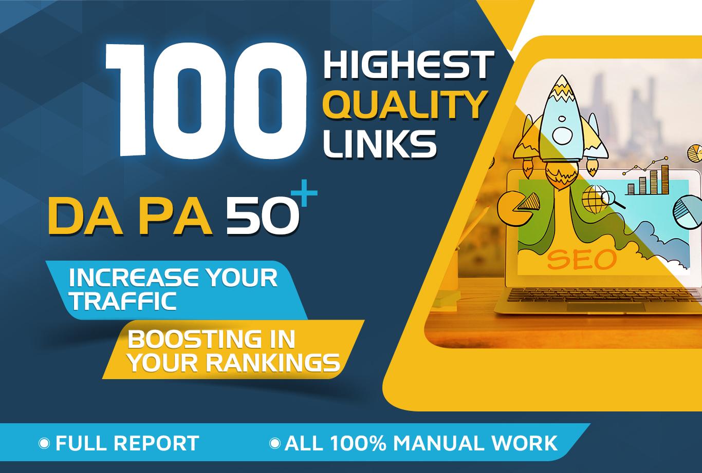 Get 100+highest Quality link all 50DA+