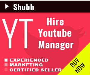 Manage Youtube Chanel for a month