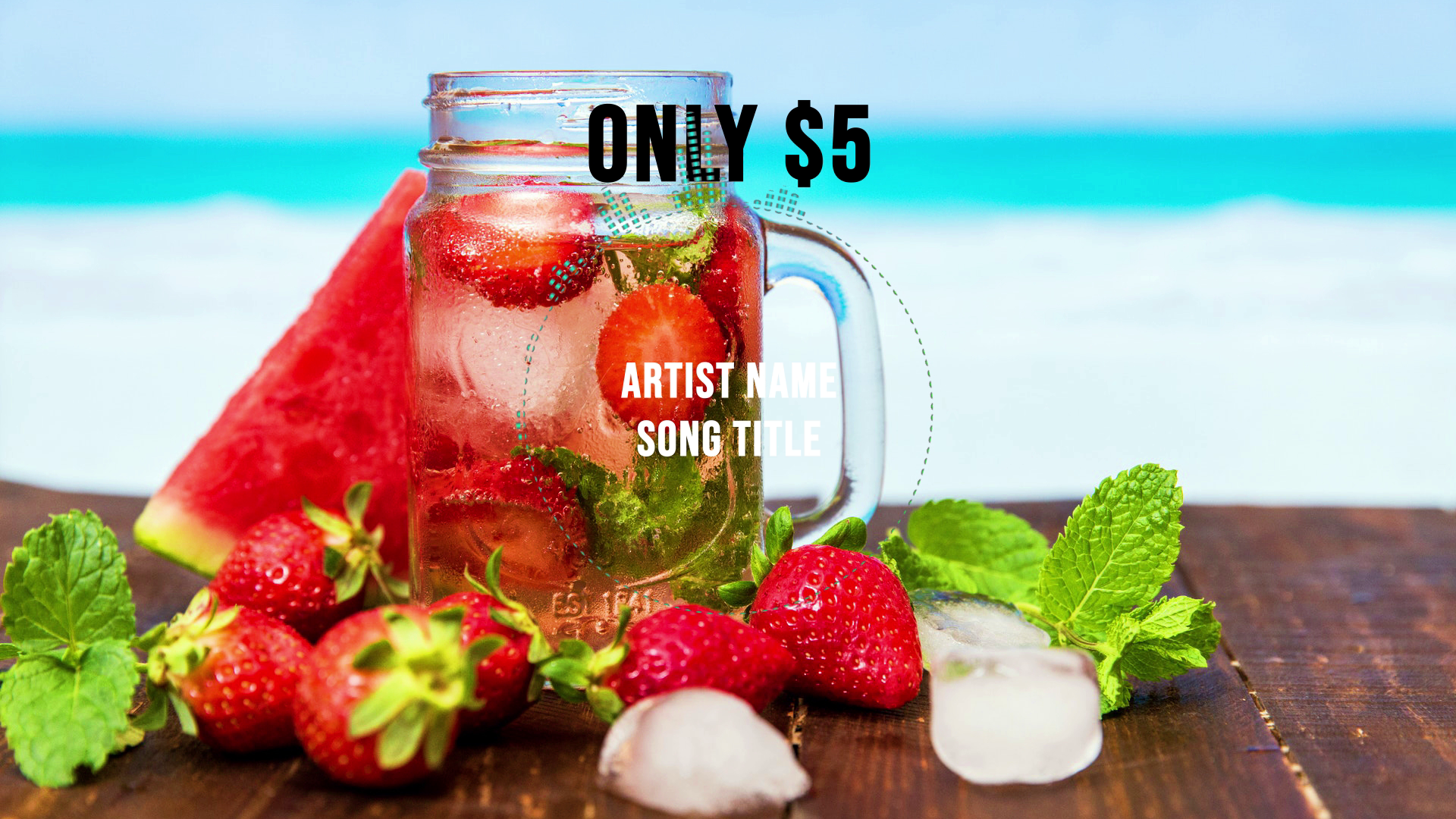 I Will Create a Cool Animated Audio Wave Video Based of Your Song in Full HD