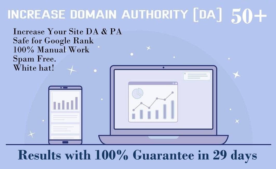 Increase Your Moz Domain Authority DA 20-50 Plus