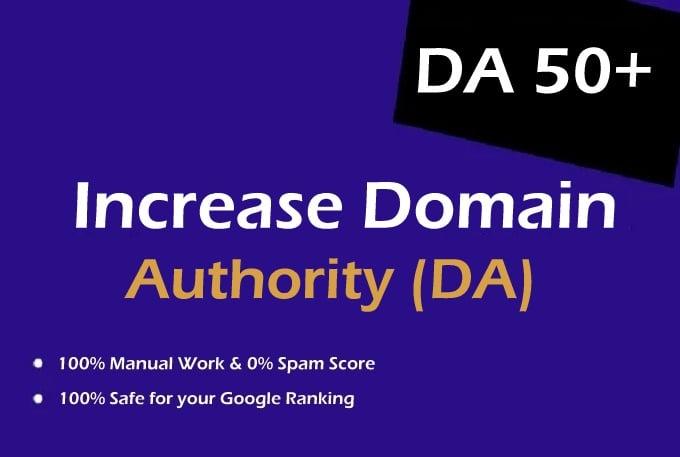 Increase Your Moz Domain Authority DA 20-50 Plus