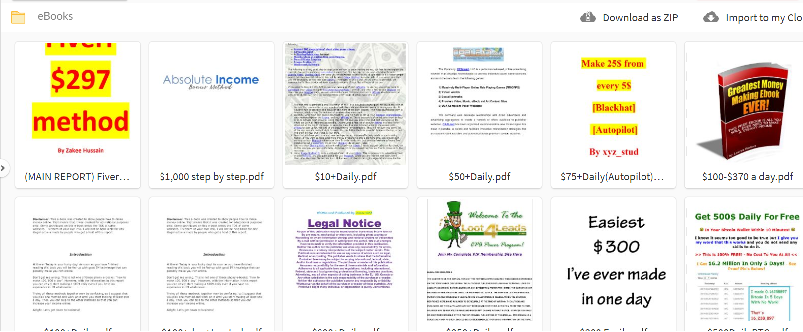 205 Massively Effective ebooks on making money online with FULL MRR PLR license