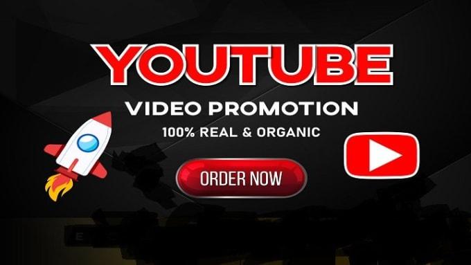Get Fast Natural full Youtube profile Promotion by Real audience