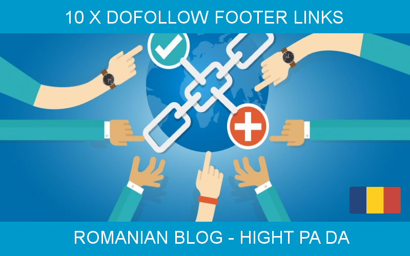 Special offer 10 x footer link for 6 MONTHS, hight PA/DA