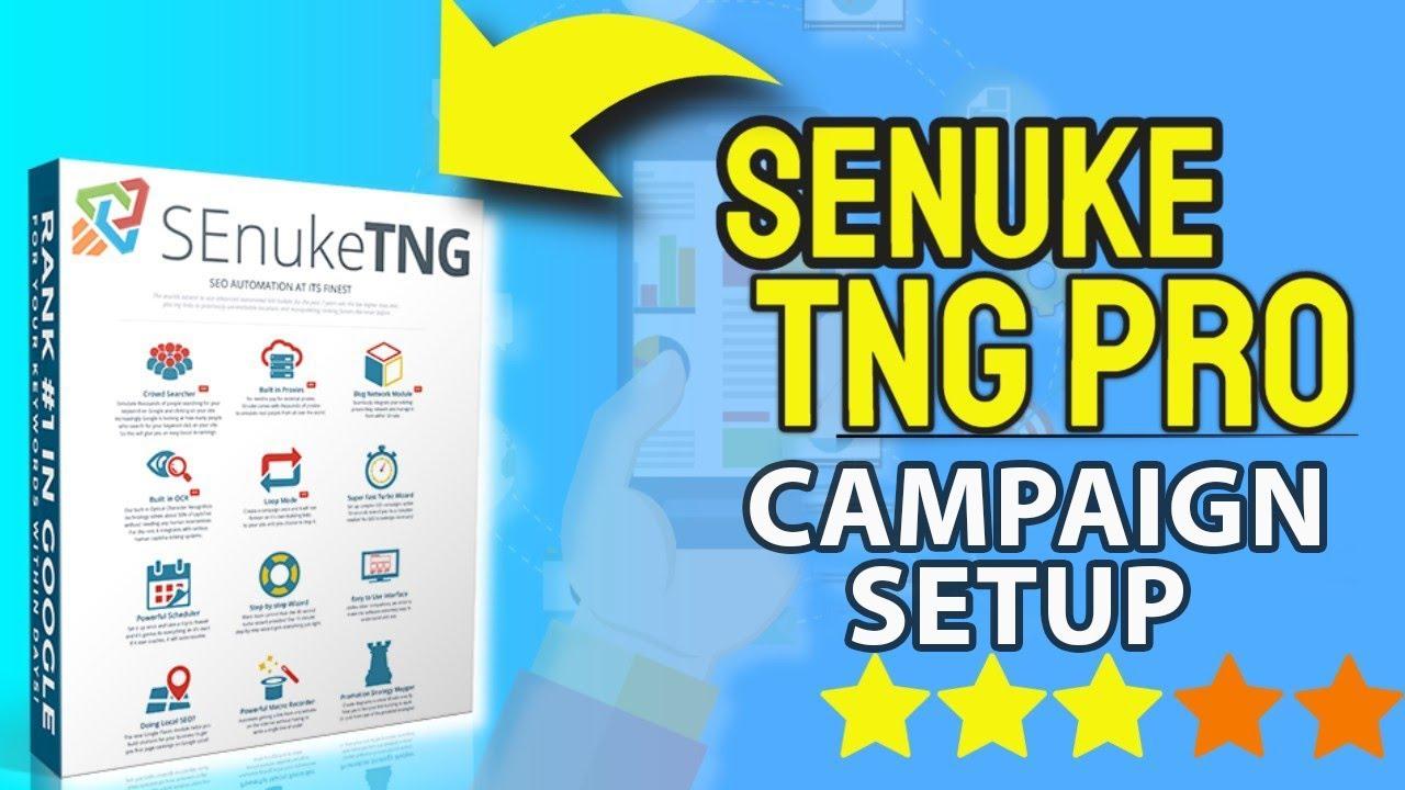 SEnuke TNG Full Monty for your url and keywords