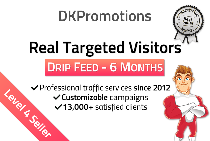 TARGETED Real Website TRAFFIC for 6 months