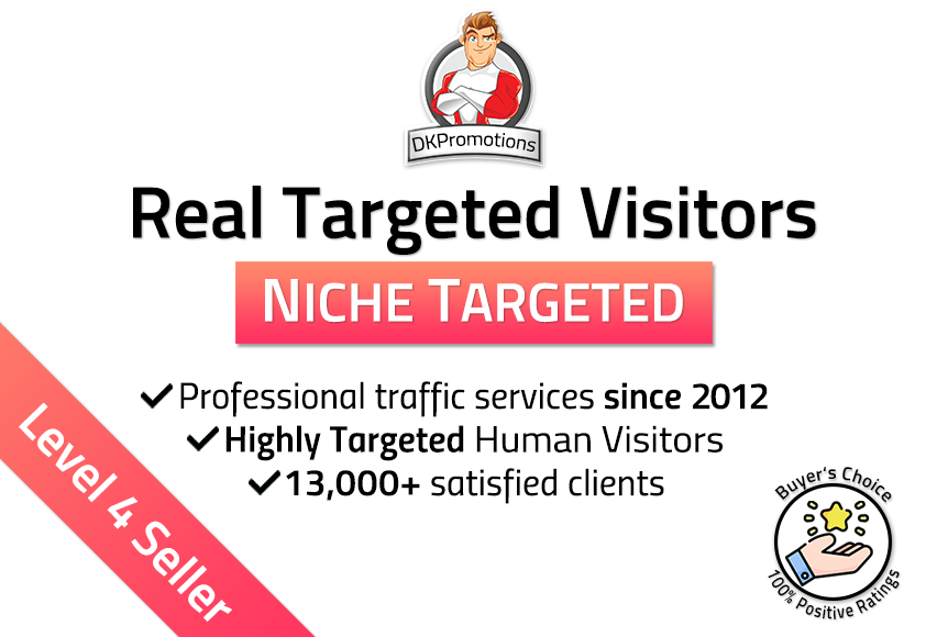 Real First-Class NICHE TARGETED Website TRAFFIC