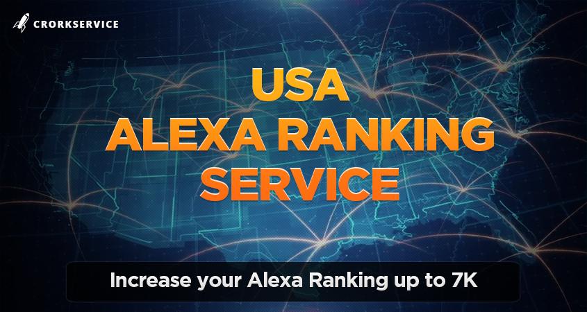 Alexa USA Ranking Service - Increase Alexa up to 7K