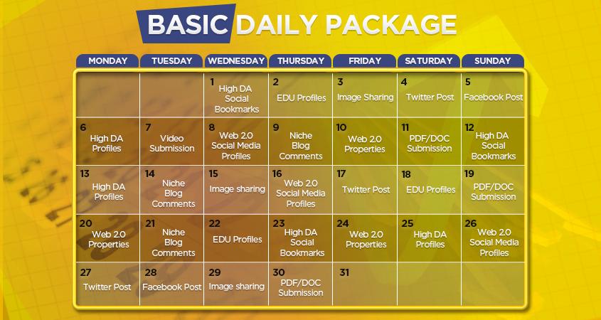 30 Days SEO Service, Daily Whitehat Backlinks Package