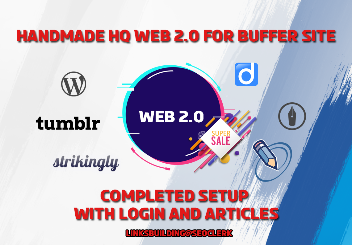 Manually Create HQ 15 Web 2.0 Blogs with Login and Article