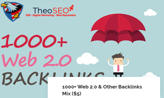 1000+ Web 2.0 and Other Backlinks Mix (PBN, Social, Do-Follow)
