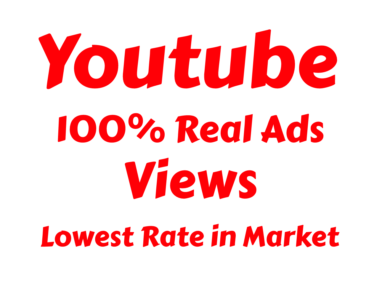 REAL YOUTUBE ADWORDS PROMOTION 100k