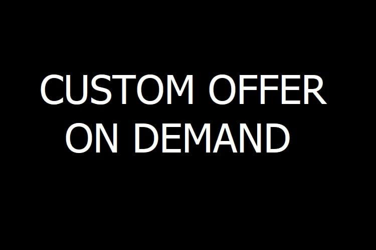 Do Custom Work As Decided or As We Promise - Fast