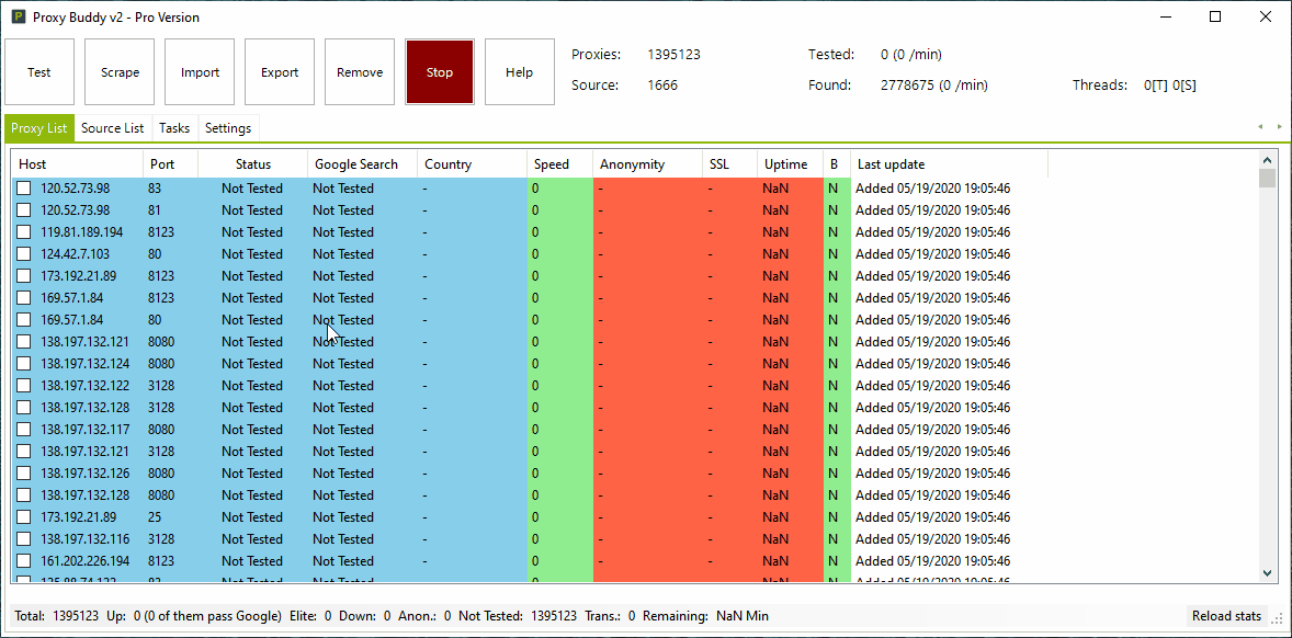 Fully Automated SEO Proxy Scrape and Tester (Harvest, Test, Filter, Export, Upload, Mail)