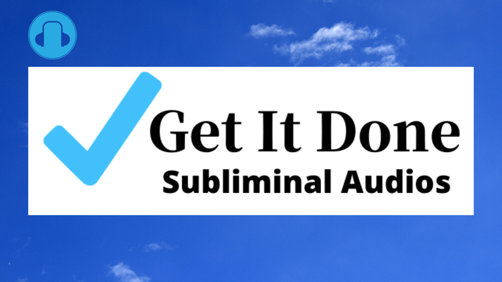 Subliminal Audios, personalized and professional