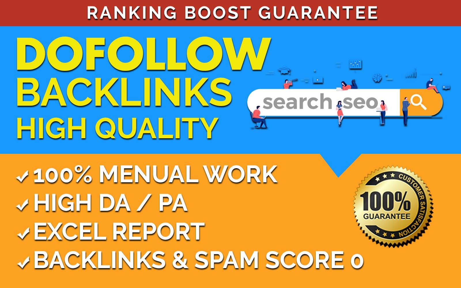 I Will Create 80 Dofollow Backlinks For Your Blog/Website