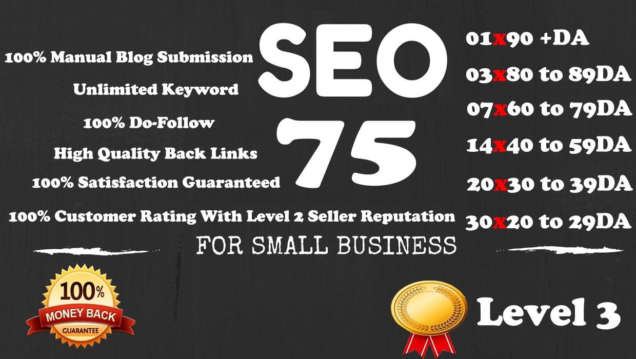 Build 75 Unique Dofollow Backlinks Da 20 To 90 Plus