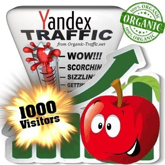 Organic traffic from Yandex.com with your Keyword