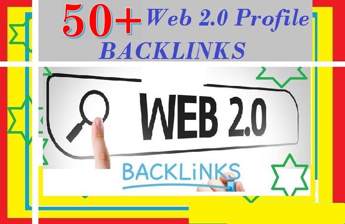 Manage 50+50 Web 2.0 Backlink for Your Website ranking 