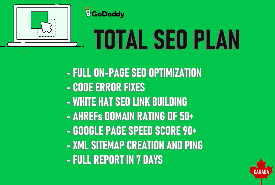 Complete Seo for your Godaddy website