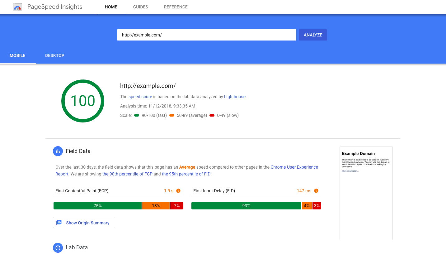Improve your Google Page Speed Insight score to 90