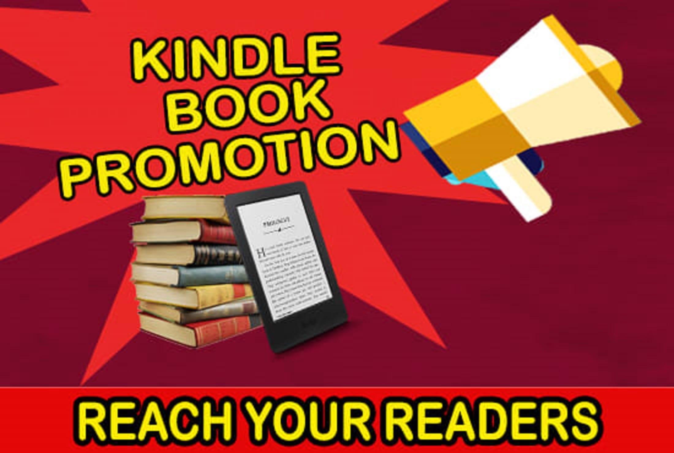 promote your kindle book on my book marketing network