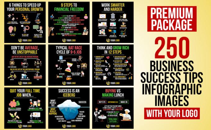 We will design business success tips infographics for Instagram