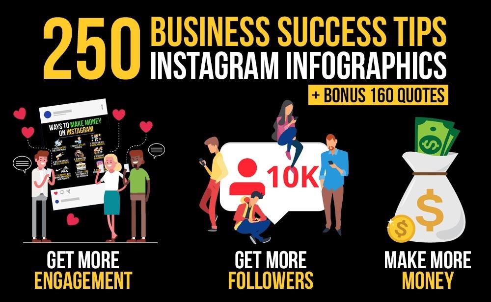 We will design business success tips infographics for Instagram