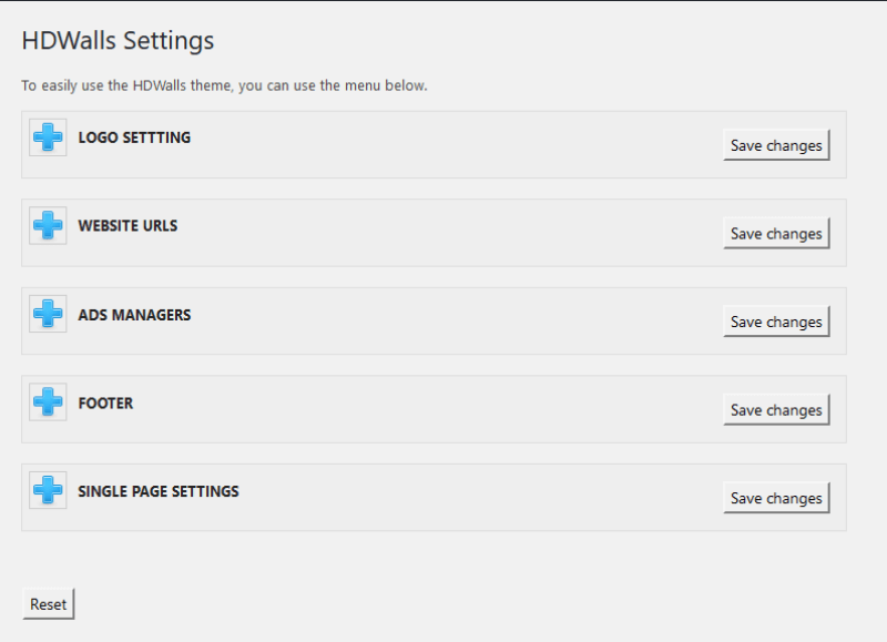 Wallpaper WordPress theme Jahangir for Photo Blogging