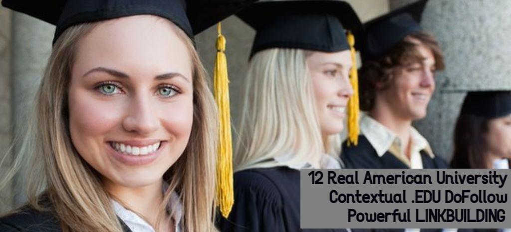 12 Contextual Real .EDU University High DR ahrefs DA PA Moz Dofollow SEO Quality Backlinks 