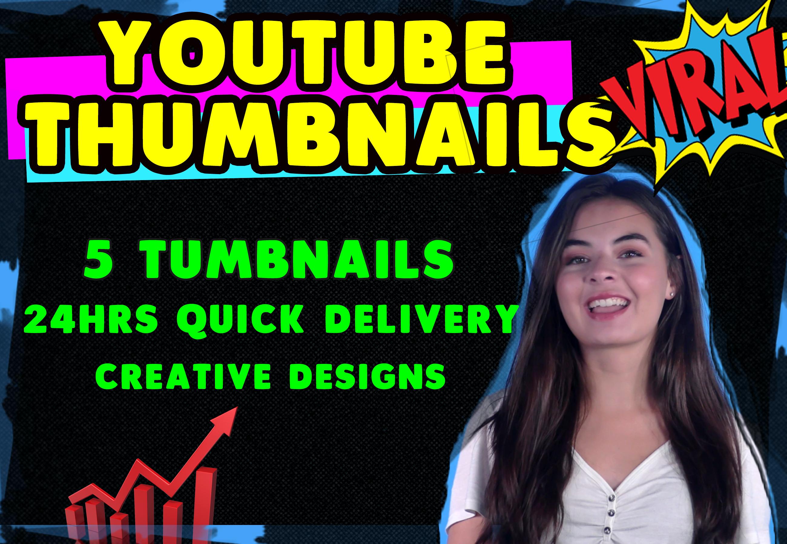 Design Eye catching YouTube Thumbnails 
