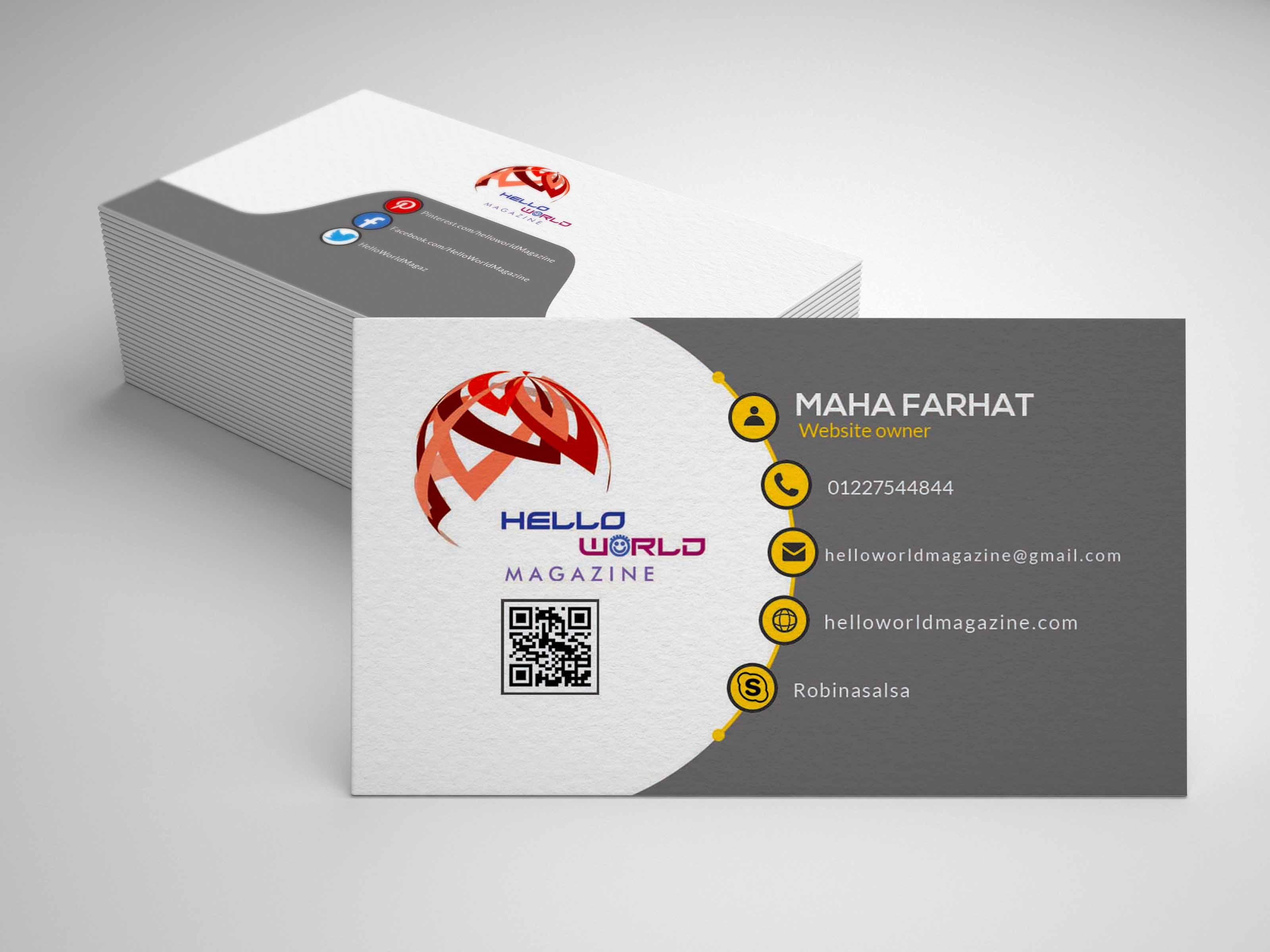 Create a High Quality business id card for your business