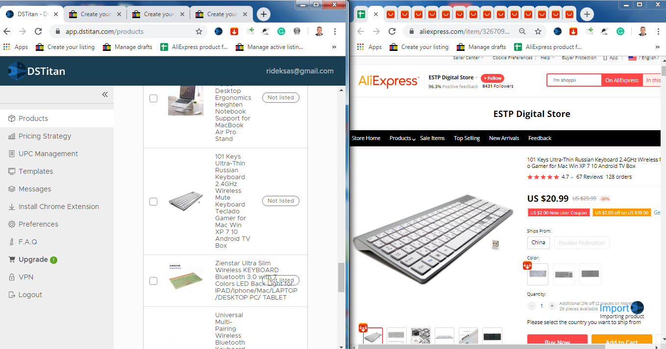 Virtual Assistant For Professional ebay listing from aliexpress to ebay with hot selling product